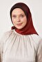 وشاح حريري من التويل باللونين الأسود والأحمر - 4