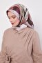 وشاح حريري بنمط السلمون البنفسجي - 2