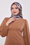 وشاح حريري بنمط الكاكي بيتونيا - 3