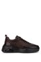 Men's Genuine Leather Brown Sneakers & Sports Shoes