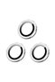 Camera Lens Protector Set compatible with Apple Iphone 14 Pro, 9H glass, Silver - 2