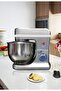 12 Litre Stainless Steel Bowl Mixer, 6 Speed Control with Pulse, Accessories (ME-SBM1114) (Silver)|1500W - 3