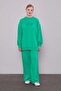 Green Stripe Lace Detailed Sports Set