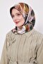 وشاح حريري بنمط التويل الأخضر - 2