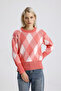 Plaid Mustard Yellow Sweater - 2