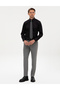 Smoked Slim Fit Fabric Trousers 50317637-Vr058