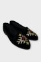 Women's Casual Embroidery Detailed Home Ballet Flats Yellow - Red - 3