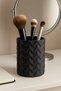 Geometric Black Pen Holder & Makeup Brush Holder |   8X10 cm Modern Organizer - 3