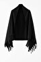 Softiva Polar Shoulder Shawl 70X180 cm Unisex Winter Shawl Black - 2