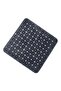 2 non-slip suction bath mats with drainage and massage feature for bathtub/shower - 54x54cm v-150 - 2