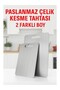 Dmr Life 2 Pieces 18/10 Stainless Steel Cutting Board Anti-Mold