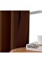 Bitter Brown Color Rustic Eyelet Blackout Frequent Pleated Ring Rustic Blackout Sunshade Blackout - 3