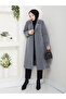 Belted Lined Melton Coat Rc3112 - 5