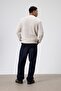 Crew Neck Oversize Knitwear Sweater Stone - 3