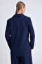 Single Button Front Blazer Jacket - 3