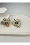 Custom Brand Eye Design Heart Earrings