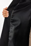 Double-Breasted Collar Belted Cashmere Coat Lgp0030 Black - 5