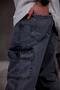 Prf 011 Distressed Commando Baggy Fit Jeans Cargo Pants - 2