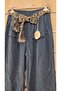 Velvet Trousers with Tassel Belt - 3