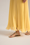 Skirt with Fishing Line Pleats at the Hem - 4