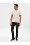 Ecru Slim Fit Crew Neck Knitwear Sweater 50315689-Vr019 - 4