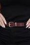 Gold İtal Buckle Women's Belt, Trouser Belt, Jacket Belt, Shirt Belt. - 5