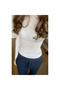 Boat Neck Strawberry Texture Transparent Bodysuit - 2