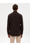 Dark Brown Regular Fit Knitted Shirt 50311692-Vr084 - 5