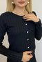 Women's Ribbed Knit Cardigan Dress Two-Piece Set Women's Knitwear Set - 6