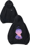 Hunter X Hunter 3 Design Back Printed Black Hooded Sweatshirt