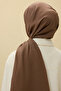 Paris Silk Shawl - Light Brown - 8