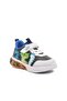 2065 B Navy Blue Children's Dinosaur Figure Sports Shoes