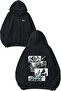 Eren Change Design Back Printed Black Hooded Sweatshirt