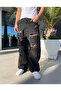 Premium Distressed Wash Baggy Jeans