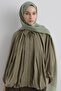 Paris Silk Shawl - Mint Green - 3