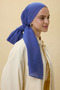 Paris Silk Shawl - Cobalt Blue - 5