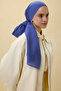 Paris Silk Shawl - Cobalt Blue - 6