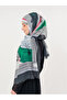 Palestine Shawl Kefiye Olive and Palestine Flag Printed Checkered Women's Shawl Afl2364 - 3