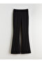 Create Your Style with Uzg Store Black Elastic Waist Flared Women's Pants - 4