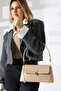 Beige Women's Bag - Shoulder Bag and Handbag