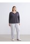 New Season Elastic Waist Polka Dot Women's Pajama Bottoms - 2