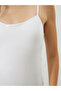 Women's Cupped Athlete's Undershirt with Heart Collar and Rope Straps (W5) - 5