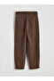 Carrot Fit Women's Jean Trousers with Belt - 6