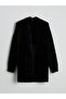 Alita City Lcw Modest Black Plush Plain Women's Cardigan with a Difference - 5