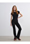 Two Mt Shop Quality Xside Black High-Waisted Spanish Leg Women's Leggings