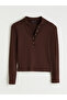 Polo Neck Modal Blend Women's T-Shirt - 5