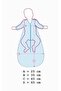 Newborn Baby Organic Soft Sleeping Lamb Swaddle Sleeping Bag 0-6 Months - with Bib Gift - 5
