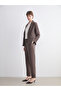 Lcwaikiki Classic Brown Elastic Waist Modal Blended Women's Pants