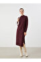 Half Turtleneck Women's Knitwear Dress