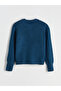 Crew Neck Women's Knitwear Sweater - 6